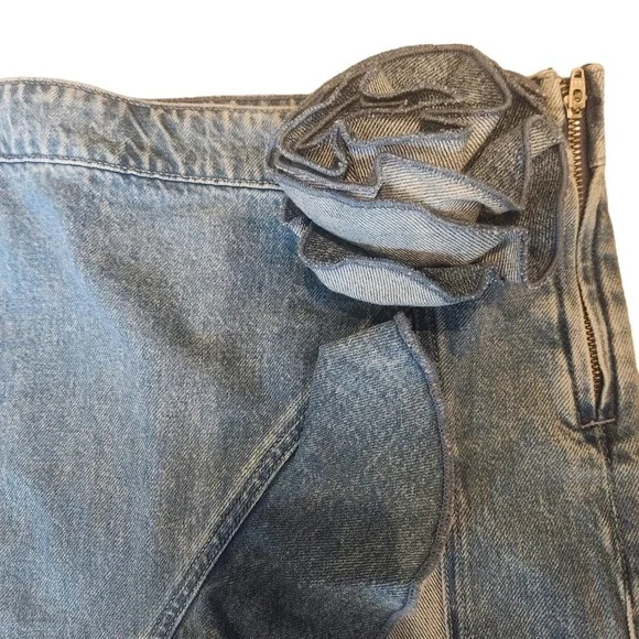 NWT Revolve Lovers and Friends Marsella Rosette Maxi Skirt in Rose Size Large - Picture 4 of 8